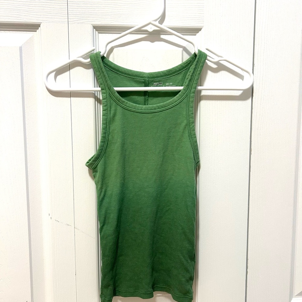 aerie ombré green tank